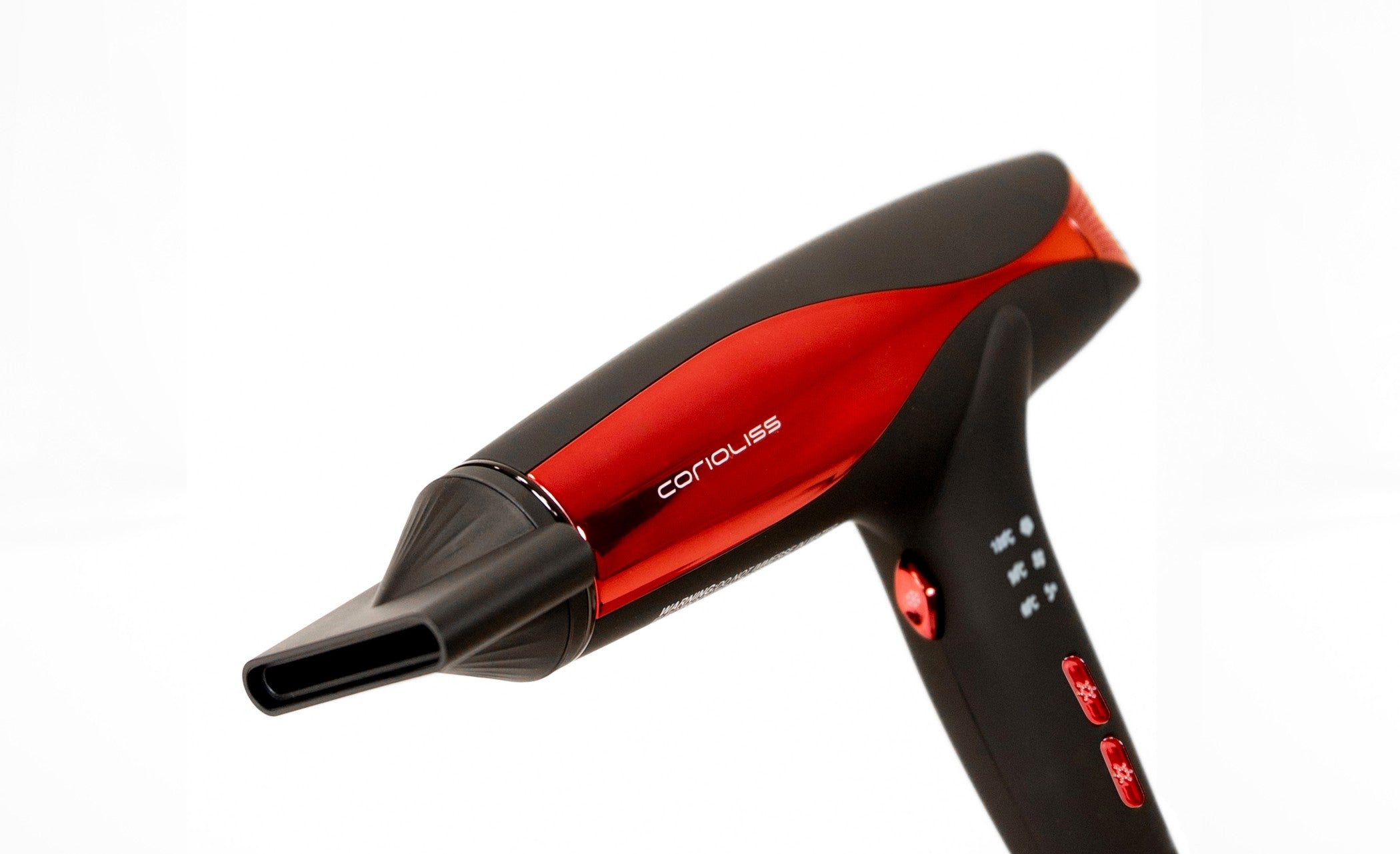 KIT PLANCHA C5 + SECADOR WIND BLACK RED