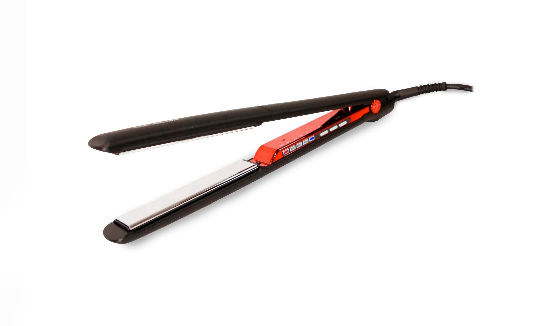 KIT PLANCHA C3 + CEPILLO HOT BRUSH BLACK RED